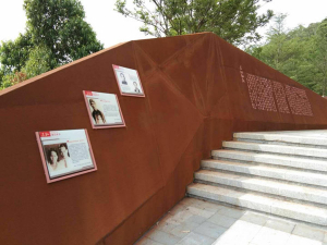 东宁耐候钢挡土墙
